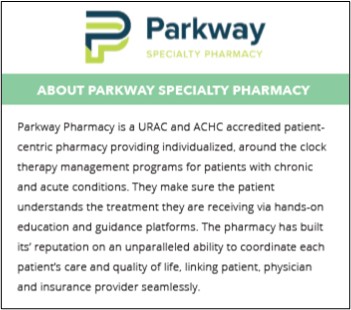 Case Study: Parkway Specialty Pharmacy Optimizes Patient Engagement and Productivity Case Study: Parkway Specialty Pharmacy Optimizes Patient Engagement and Productivity
