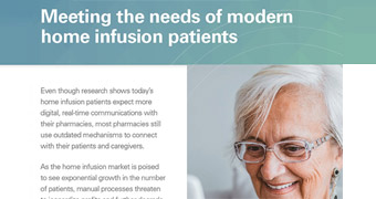 Patient support technologies: Meeting the needs of modern home infusion patients