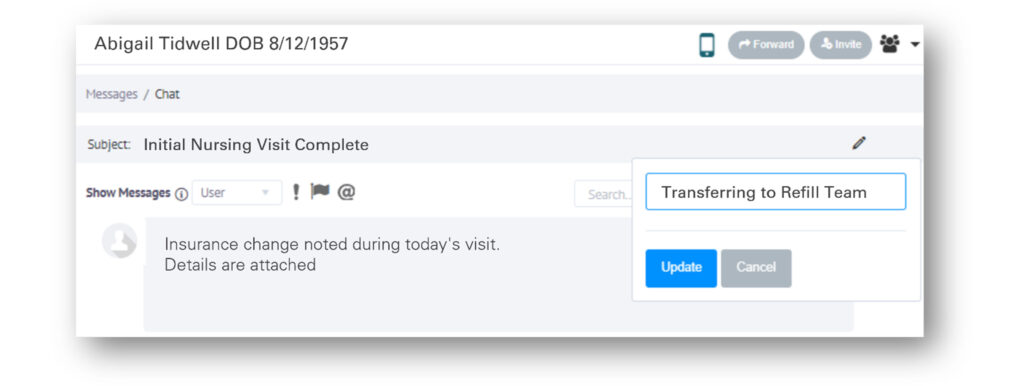 matrixcare software screenshot