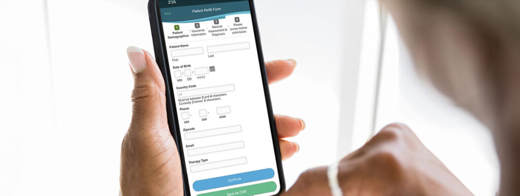 mobile phone using matrixcare