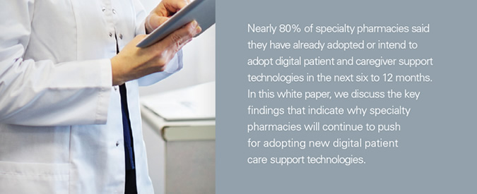 Patient support technology: A growing necessity for specialty pharmacy